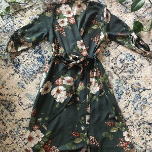 Juniors Blue Floral Dress size XL